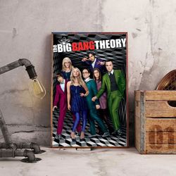 The Big Bang Theory Wall Art, Movie Poster, Movie Decoration, The Big Bang Theory Poster, Movie Home Decor