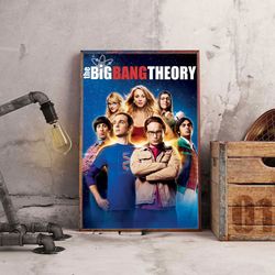 Movie Decoration, The Big Bang Theory Poster, The Big Bang Theory Wall Art, Movie Poster, Movie Home Decor
