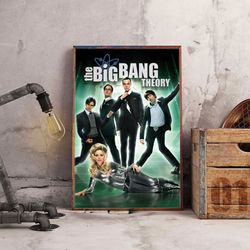Movie Decoration, The Big Bang Theory Wall Art, Movie Poster, The Big Bang Theory Poster, Movie Home Decor