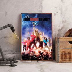 Movie Decoration, The Big Bang Theory Poster, Movie Poster, The Big Bang Theory Wall Art, Movie Home Decor