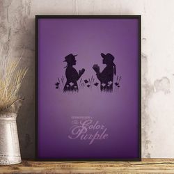 The Color Purple Poster, The Color Purple Wall Art, Movie Poster, Movie Decoration, Movie Home Decor