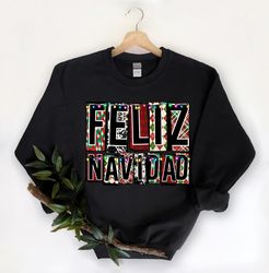 Feliz Navidad Shirt, Spanish Merry Christmas Shirt, Christmas lights Shirt, Christmas Family Matching, Cute family shirt