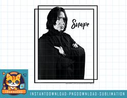 Kids Harry Potter Snape Simple Framed Portrait png, sublimate, digital download
