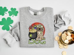 Lucky Dog Sweatshirt,Womens st pattys shirt, st patricks day shirt, womens st paddys, cute st pattys shirt, st pattys wo