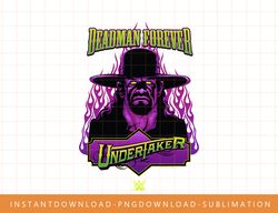 WWE Undertaker Deadman Forever Neon Poster T-Shirt copy
