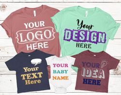 Personalized T-Shirt,Add Your Own Text, Custom T-shirt,Customized T-Shirts,Custom Picture Shirt,Custom Text on Shirt,Cus