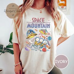 Vintage 90s Space Mountain Comfort Colors Shir