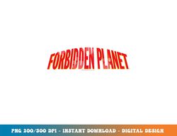 Forbidden Planet Logo  png, sublimation