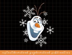 Disney Frozen Olaf Smile Snowflake Christmas T-Shirt png, sublimate, digital download