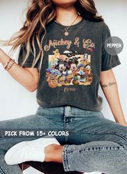 Retro Mickey And Co Halloween Shirt, Mickey Frie