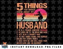 5 Things About My Husband Father Day 23 Gifts From Daughter png, sublimation, digital download