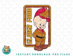 Kids Looney Tunes Elmer Fudd Framed Simple Portrait png, sublimation, digital download