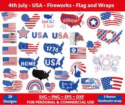 4th of July Family SVG Bundle, patriotic svg, america svg, USA svg, fourth of july svg, independence day svg png eps dxf