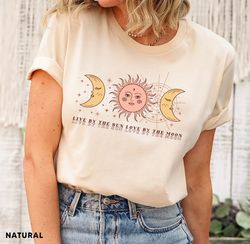 Mystic Moon And Sun Shirt, Mystical Moon Phase Shirt, Moon Phase T-Shirt, Boho Vintage Moon Shirt, Celestial Moon Shirt,