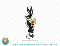 Looney Tunes Bugs Bunny Floral Spray Paint Portrait png, sublimation, digital download