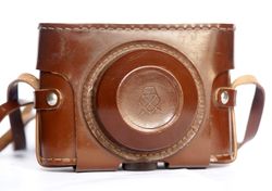 Smena-1 2 2M 3 4 genuine hard case camera bag leather LOMO USSR with strap