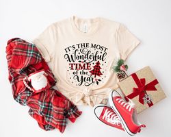 It's The Most Wonderful Time Of The Year Shirt, Christmas Shirt, Gift For Christmas, Family Christmas Shirts, Xmas shirt
