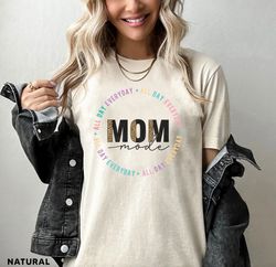Mothers Day Shirt, Mom Mode T-Shirt, Mama T Shirt, Best Mom T-Shirt, Favorite Mom Shirts, Shirt For Mom, Minimalist Mom