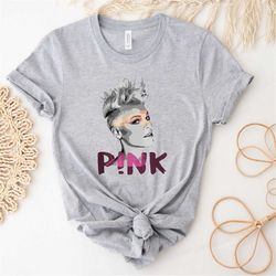 P!nk Pink Singer Summer Carnival 2023 Tour T-Shirt, Trust fall Album Shirt, Pink Tour Shirt, Music Tour 2023 Shirt Pink