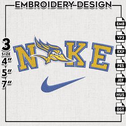 Nike Cal State Bakersfield Roadrunners Embroidery Designs, NCAA Embroidery Files, Machine Embroidery Files