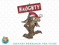 Looney Tunes Christmas Wile E. Coyote Naughty png, sublimation, digital download