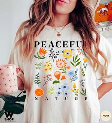 Vintage Wildflower Tshirt, Meadow Floral Shirt, Comfort Colors, Oversized Flower Tee, Gift for Women, Ladies Best Friend