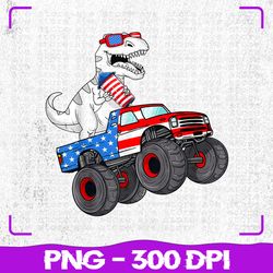 4th Of July T-Rex Dino Trex Png, Dinosaur Monster Truck Fireworks Png, 4th of July Png, Sublimation, PNG Files
