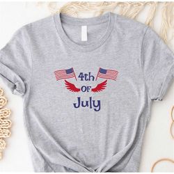 4th of July shirt, American Flag Shirt, Patriotic Shirt, USA Flag Family Matching Tee, Funny 4Th Of July Shirt, Freedom