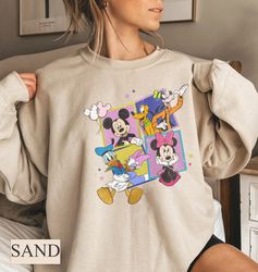 Cute Retro Mickey and Friends Shirt, Disney Family Shir