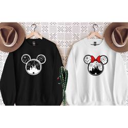 Minnie Mickey Couple Sweatshirt, Mickey and Minnie For Couples, Disney Matching Sweater, Disney Vacation Sweatshirt Wome