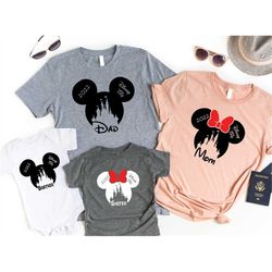 2022 Disney Trip, Dad Mom Brother Sister Shirt, Disney Family Vacation Custom Tee, Disneyland, Family Matching, Disney W