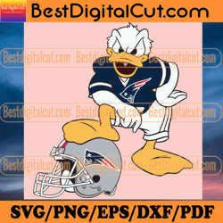 New England Patriots Donald Duck Svg, Sport Svg, P