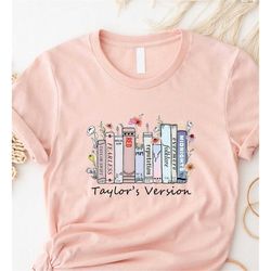 Music Albums As Books T-Shirt, Gift Shirt for 2023 Nashville Tennessee US Concert Shirt, Fashion Updated Tee, Country Mu