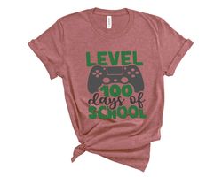 Level 100 days of school,Teacher Shirt, 100 Days of School, Teacher Gifts, Teacher Appreciation, 100 Days Brighter,Back