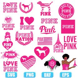 Love Pink Svg,Love Pink SVG Bundle,Love Pink Clip Art Bundle