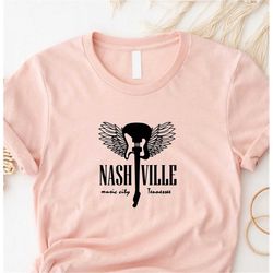 Nashville Music City Tennessee Guitar Shirt, Girls Trip To Nashville Shirt, Nashville Concert Shirt, Rock and Roll Shirt