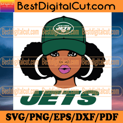 New York Jets Girl Svg, Sport Svg, Football Svg, F