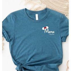Disney Pocket Size Mama Costomizable Est Date Shirt. Disney Mother's Day Tee, Magical World, Gift For 2023 Family, Disne