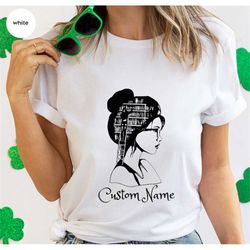 Custom Book Shirts, Customized Reading Clothing, Cool Librarian TShirt, Personalized Reading Outfit, Trendy Book Reading