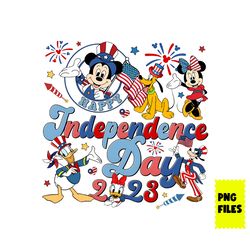Disney Independence Day 2023 Png, 4th of July Mickey and Friends Png,Disney 4th Of July Png Digital File