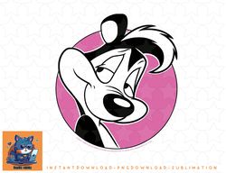 Looney Tunes Pepe Le Pew Pink Circle Portrait png, sublimation, digital download