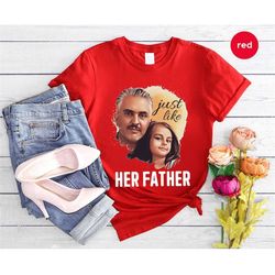 Custom Dad and Daughter Shirts, Personalized Portrait from Photo T-Shirt, Fathers Day Gifts, Dad Gifts from Wife, Custom