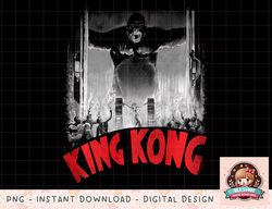King Kong At The Gates Poster Longsleeve T Shirt Long Sleeve png, instant download, digital print