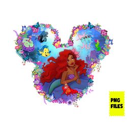 The Little Mermaid Png, Little Mermaid Png, Mickey Mouse Png, Pincess Disney Png, Disney Png, Halle Bailey Png