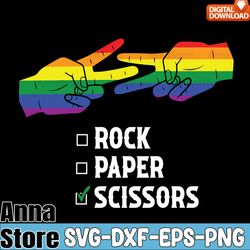 Rock Paper Scissors Svg,LGBT Day Svg,Lesbian Svg,Gay Svg,Bisexual Svg,Transgender Svg,Queer Svg,Pride Svg, Questioning