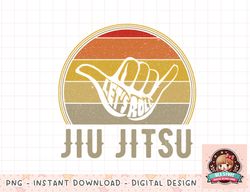 Lets Roll Jiu Jitsu Hand Vintage Sunset Funny Martial Arts png, instant download, digital print