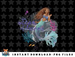 Disney The Little Mermaid Ocean Of Dreams Ariel Portrait png, sublimation, digital download