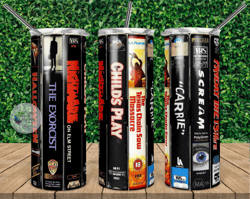 80 s Horror Movie VHS Tumbler-christmas tumbler, 80 s Horror Movie VHS Tumbler-christmas skinny tumbler