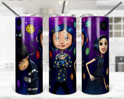 Coraline Tumbler Personalized!-christmas tumbler, Coraline Tumbler Personalized!-christmas skinny tumbler