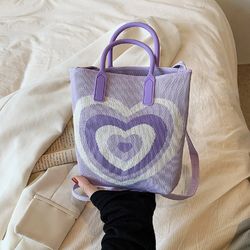 Fashion Love Bag New Messenger Bag Portable Shoulder Bag Bucket Bag